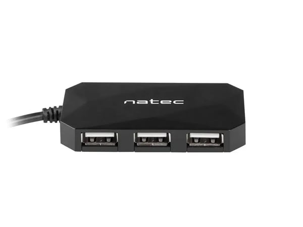 USB-hub Natec NHU-0647 locust 4xUSB 2.0 svart