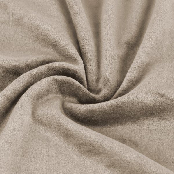 XXL stolskydd beige cappuccino elastisk sammet