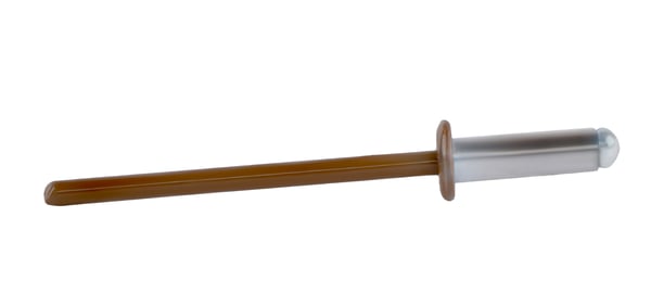 Åbne aluminiumnitter 4,8x12mm RAL 8003