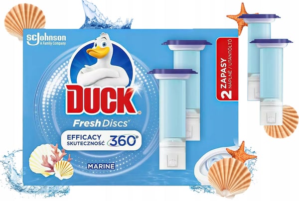 Duck Fresh Discs Marine toalettgeldisk 72ml 2x36ml