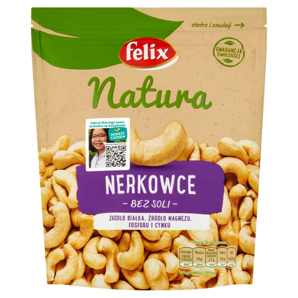 Felix Natura cashewpähkinät 150 g