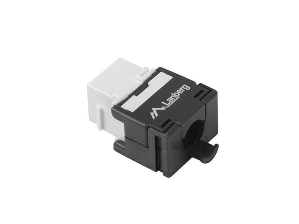 Lanberg Keystone Modul RJ45-stik -> LSA værktøjsfri UTP kat.6a 180° til monteringsdåse
