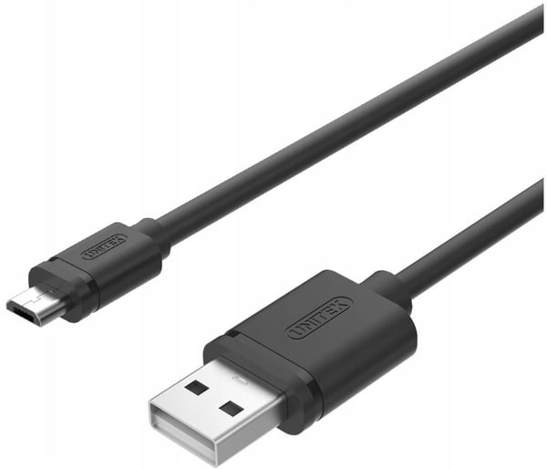 Unitek Y-C451GBK microUSB - USB 2.0 -kaapeli, 1 m