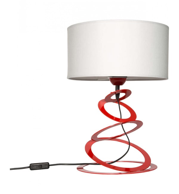BORDLAMPE TIL SOVEVÆRELSE STUE ELEGANT LAMPESKÆRM