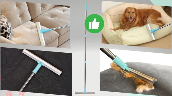 Børste til rengøring og fjerning af hunde- og kattehår fra sofa og tæppe