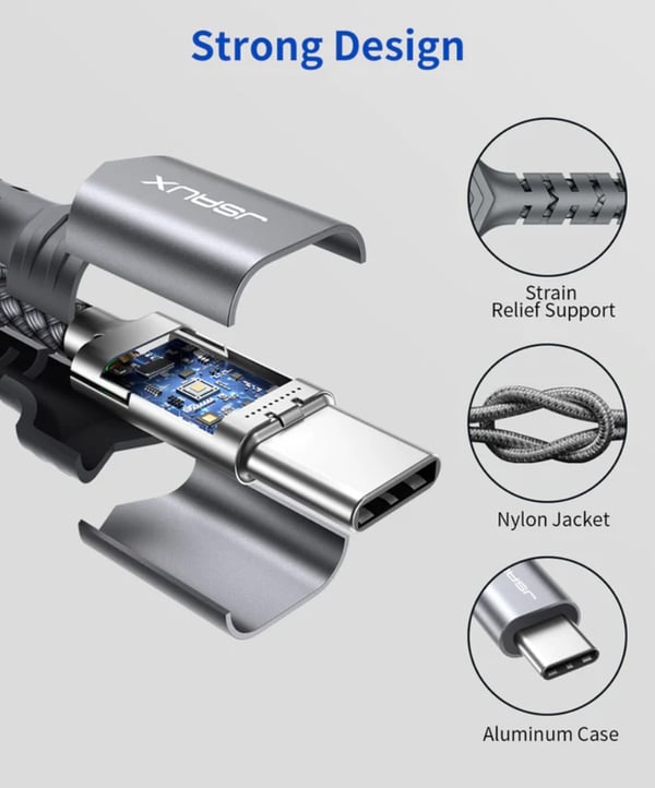 Jsaux DAC Audio USB-C - Mini Jack 3.5mm naaras AUX-sovitinkaapeli