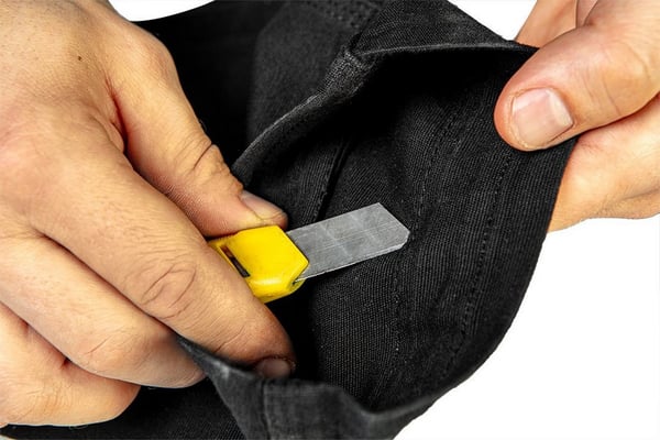 HD SLIM -TYÖHOUSUT IRROTETTAVILLA TASKULLA KOKO XL - T N81-239-XL