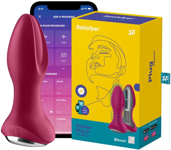 Satisfyer Analplugg Rotatorplug 2+ roterande