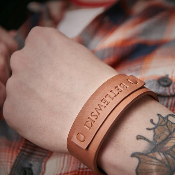 BRA-01 BRUN herrearmband talisman