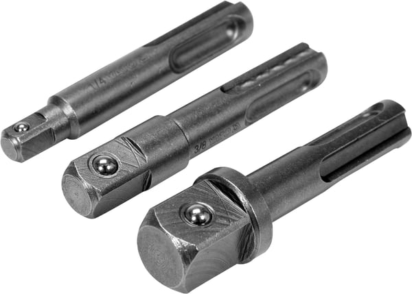 SDS PLUS-ADAPTER FÖR 1/4'', 3/8'', 1/2'' HYLSA - YT-04686