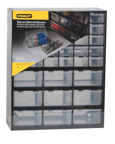 STÅENDE ORGANISATOR - 39 LÅDOR - S/93-981-1