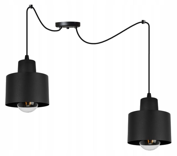 MODERNI KATTOVALAISIN MUSTA LED-VALAISIN