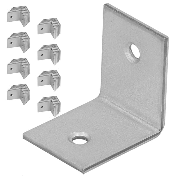 KOTARBAU snickarvinkelskarv rustfrit stål galvaniseret 30 x 30 x 25 mm sæt 100 stk