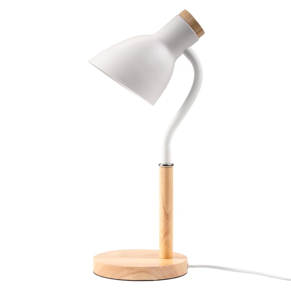 Pöytälamppu koululamppu piirustuslampptu pöydän koristelampptu E27 NIKO Valkoinen Lumiled