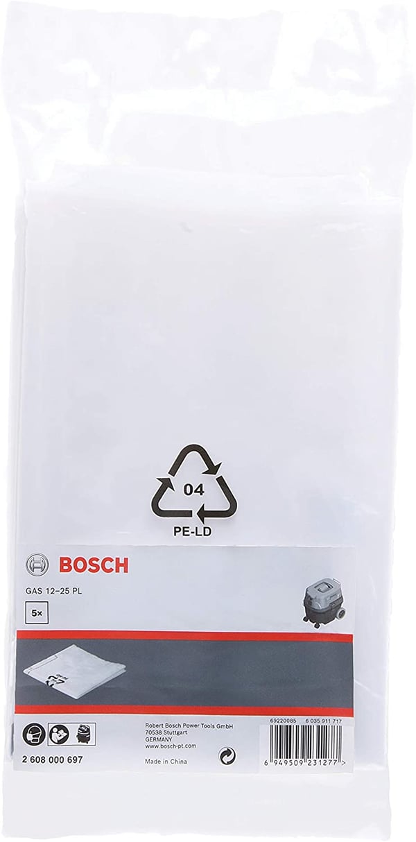 KAASUPUSSIT 12-25 5 KPL POLYETYLEENISTÄ (PE) - B 2608000697