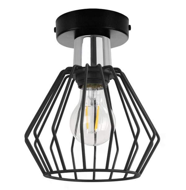 LOFTSLAMPE, VÆGLAMPE, METALLAMPE, TRÅD, LED