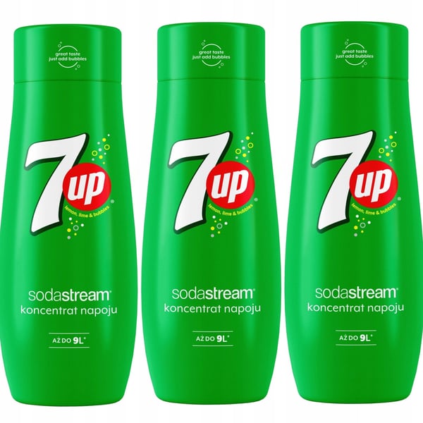 3 SodaStream-tiivisteen setti 3x 7UP