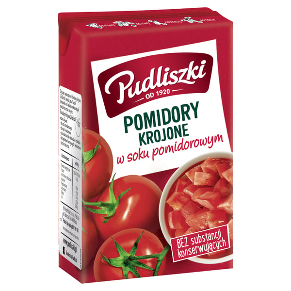 Pudliszki Tomaattimurskaa tomaattimehussa 390 g