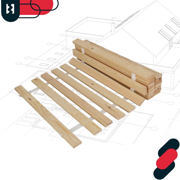 Träsängram med ribbor på madrassrem 80 x 200 cm