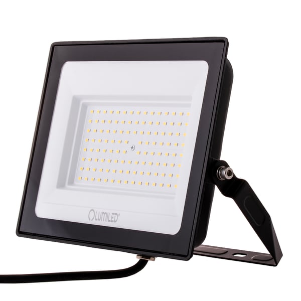 LED-valaisimet ZUNA2 100W 9000lm 6500K IP65 musta LUMILED