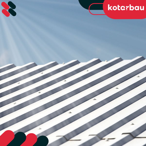 KOTARBAU® Metallisk zink spraymaling, hurtigtørrende aluminium-zink-forberedelse til galvaniserede overflader, 600 ml