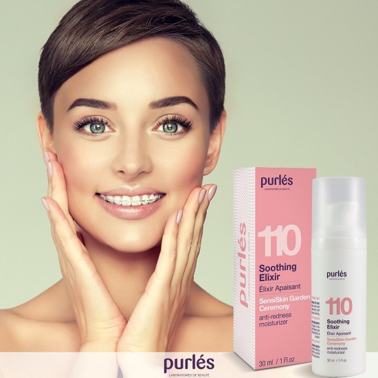 Purles 110 Beroligende Elixir til Sensitiv Hud med Aloe og Kollagen