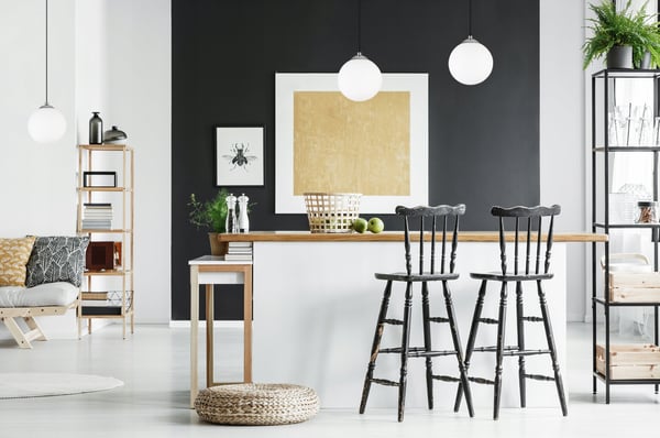 FLAT LINE 100 SVART PLÅT 80 KROM