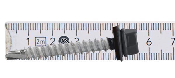 GTF HD Z16 Farmerskruer 6,4-50mm RAL 7016