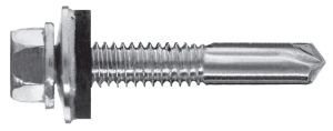 SELVBORENDE SKRUE MED SEKSHOVED HWH 5,5*50MM MED EPDM 16MM - 531 5,5*50