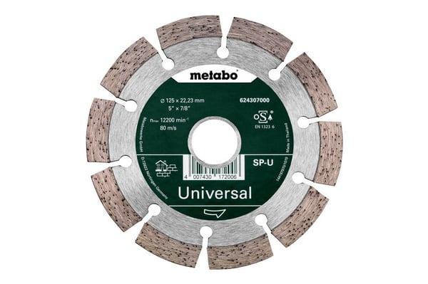 SEGMENTERET DIAMANTKLINGE TIL BETON 125*22,23 MM - ME 624307000 SEGMENTERET DIAMANTKLINGE TIL BETON 125*22,23 MM - ME 624307000