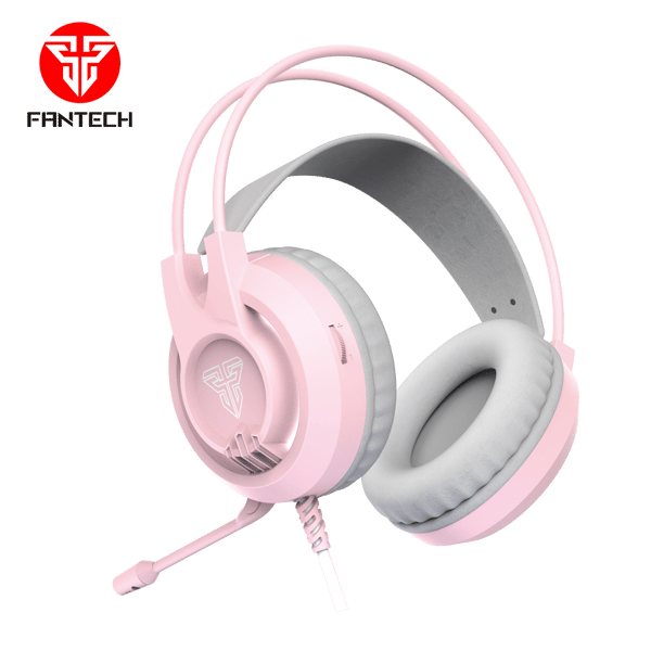 Fantech HG20 Chief gaming mikrofon RGB-høretelefoner rosa
