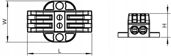 TRACON ELECTRIC - Pikaliitin 8 kanavaa 0,5-4 mm² OVOFT1212 TRACON