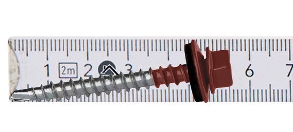 Landmandsskruer GTF2 Z14 4,8x50mm RAL 3009