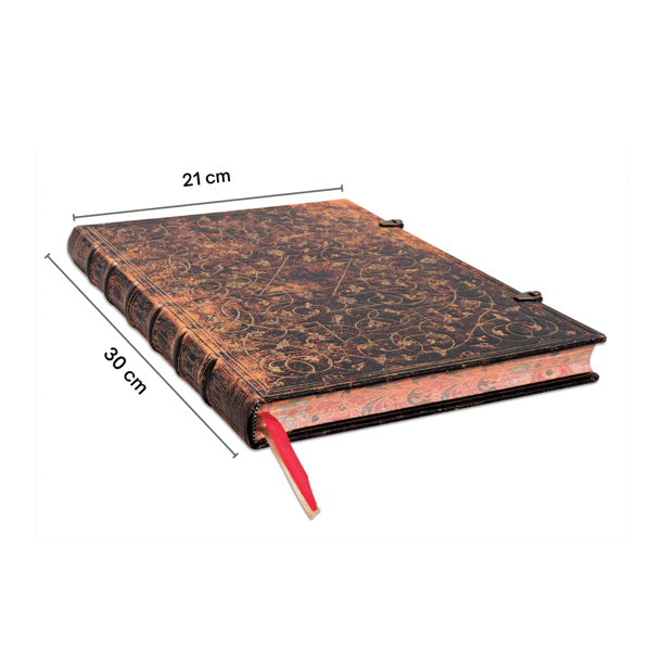 Paperblanks Grolier skitseblok - 240 sider, stor 210x300 mm, glat, h?rdt omslag