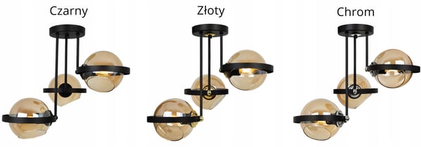 MODERNE HØJLAMPE MED HONNINGGLAS RING