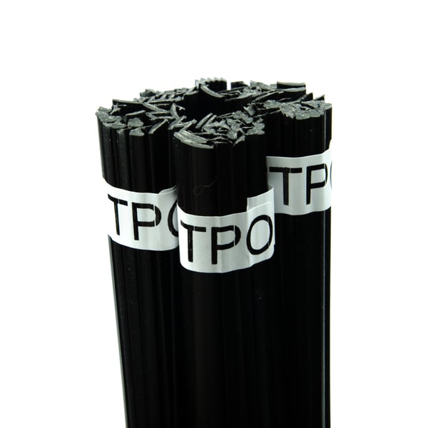 TPO Plastsvetsfyllmedel metall svart 100g