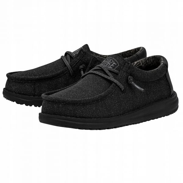 Heydude Wally Youth Basic ungdomsskor svart storlek 31
