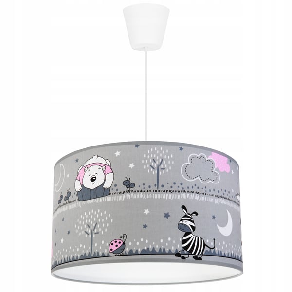 Lofthængende lampe til børn, LED-lampeskærm