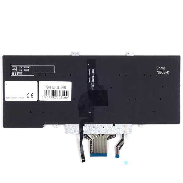 Dell Latitude 3400 5400 5410 7400 LED RN86F Trackpoint-tangentbord
