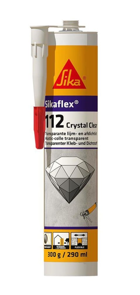 FORSEGLINGSMIDDEL MONTERINGSKLÆB SIKAFLEX-112 KLAR 290ML - MON 112 KLÆBEMIDDEL