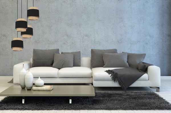 Hængende lampe, loftslysekrone, lampeskærm, boho juta