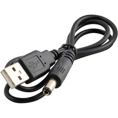 Akyga AK-DC-01 USB A (M) -sovitinkaapeli - 5,5 x 2,1 mm