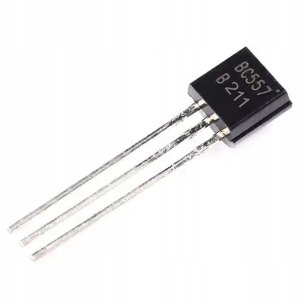 BC557 PNP Arduino transistor 10 stk. i TO-92 pakke