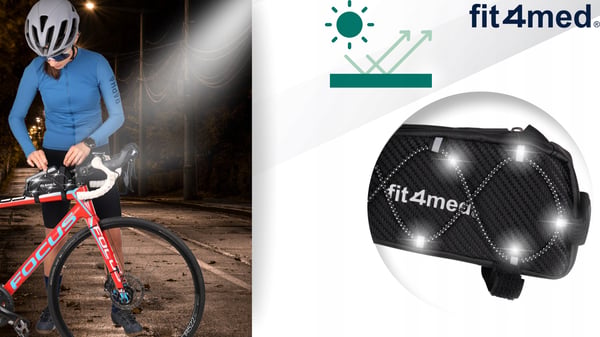 Cykelrammemballage vandtæt med reflekterende fletning 1L