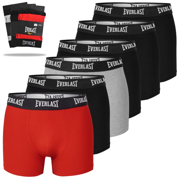 Everlast miesten puuvillaiset bokserit BM405 6-pakkaus koko M