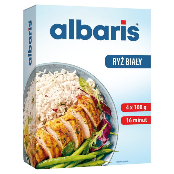 Albaris vitt ris 400 g (4 x 100 g)