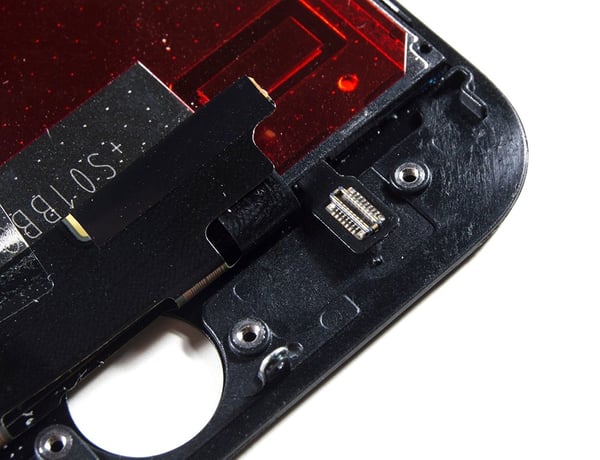 LCD-kosketusnäytön digitoija iPhone 8:lle, valkoinen