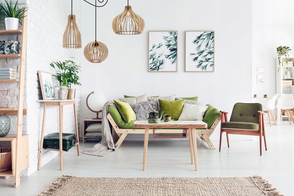 MODERN TRÄTAKLAMPA MIX LED