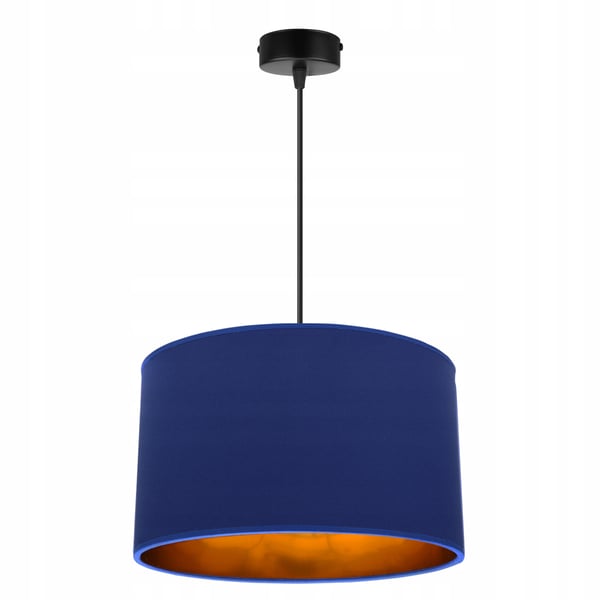 Lofthængende lampe med gylden center LED