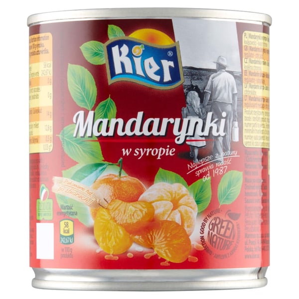 Kier Mandariinit siirapissa 312 g Kier Mandariinit siirapissa 312 g